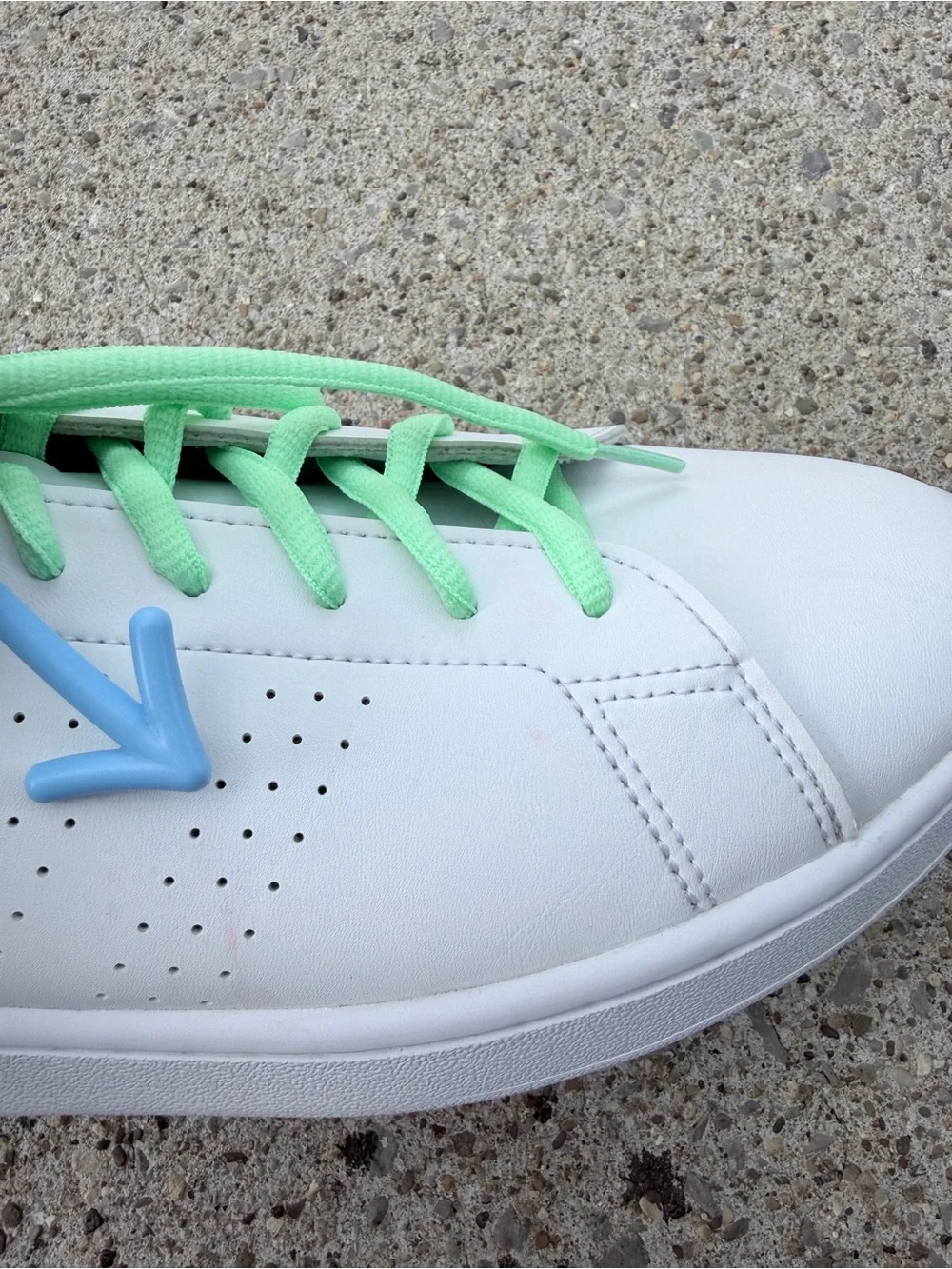 Adidas Advantage Cloudfoam Sneakers Men 11.5 Women 12.5 White Green GW5300